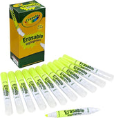 Crayola Dual Ended Erasable Highlighters 12Pieces - Colorland Toys